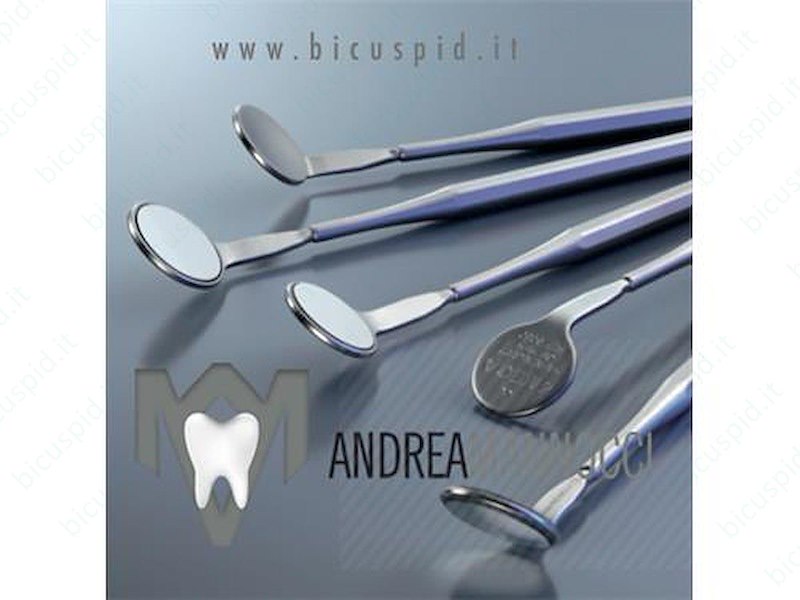 Specchietto Rodiato FS Rhodium misura 5 (24mm) - Box da 12 specchietti - mod. 6061