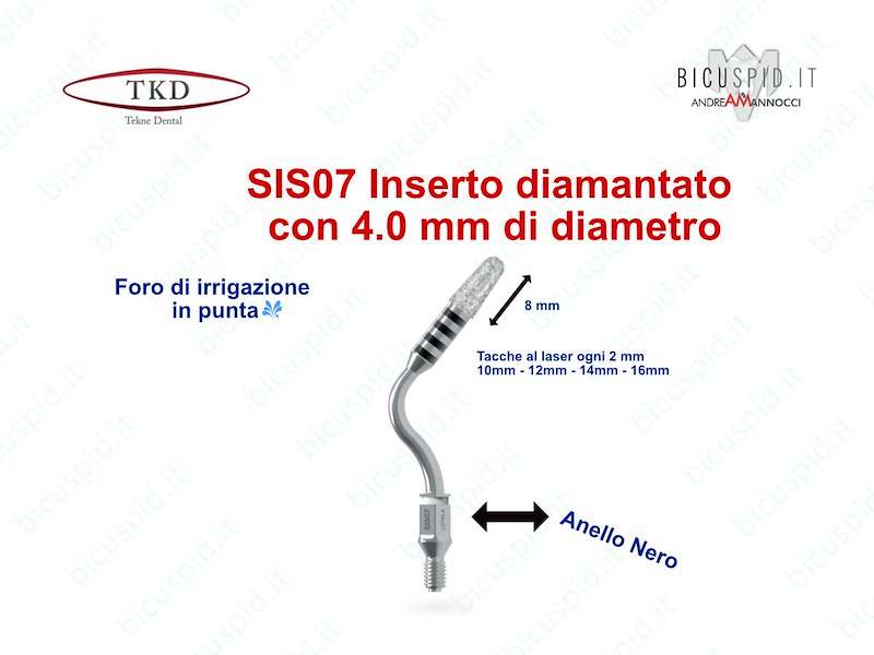 Punte soniche per la preparazione della sede implantare - Sonosurgery TKD Tecne Dental