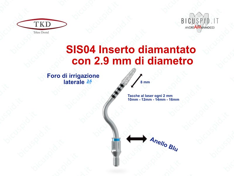 Punte soniche per la preparazione della sede implantare - Sonosurgery TKD Tecne Dental