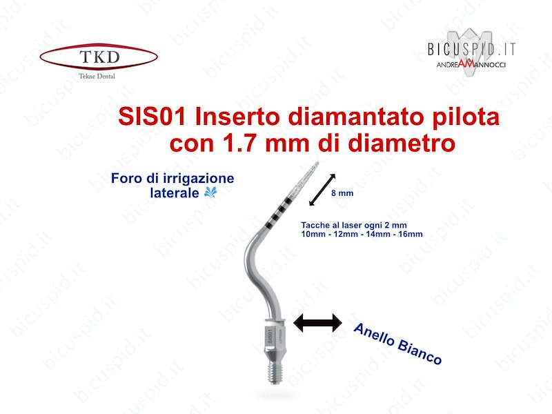Punte soniche per la preparazione della sede implantare - Sonosurgery TKD Tecne Dental