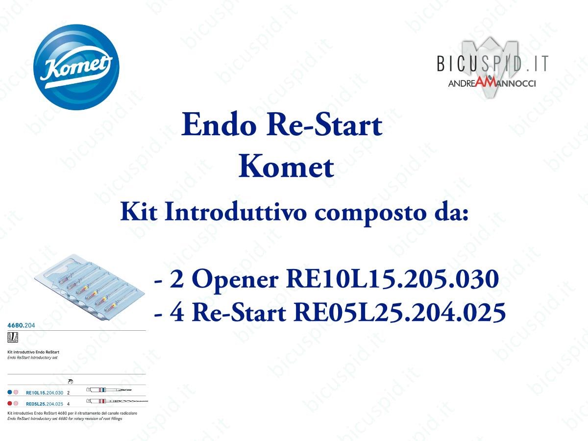 Endo ReStart komet 4680.204 kit introduttivo Endo ReStart Komet