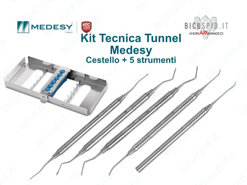 Kit tecnica Tunnel Medesy 5 strumenti e cestello