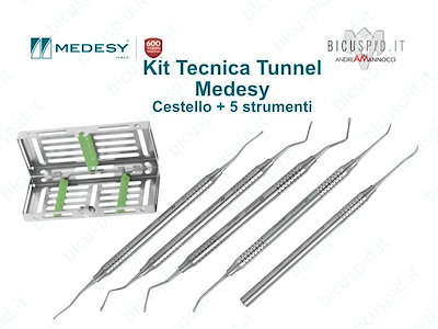 Kit tecnica Tunnel Medesy 5 strumenti e cestello Medesy
