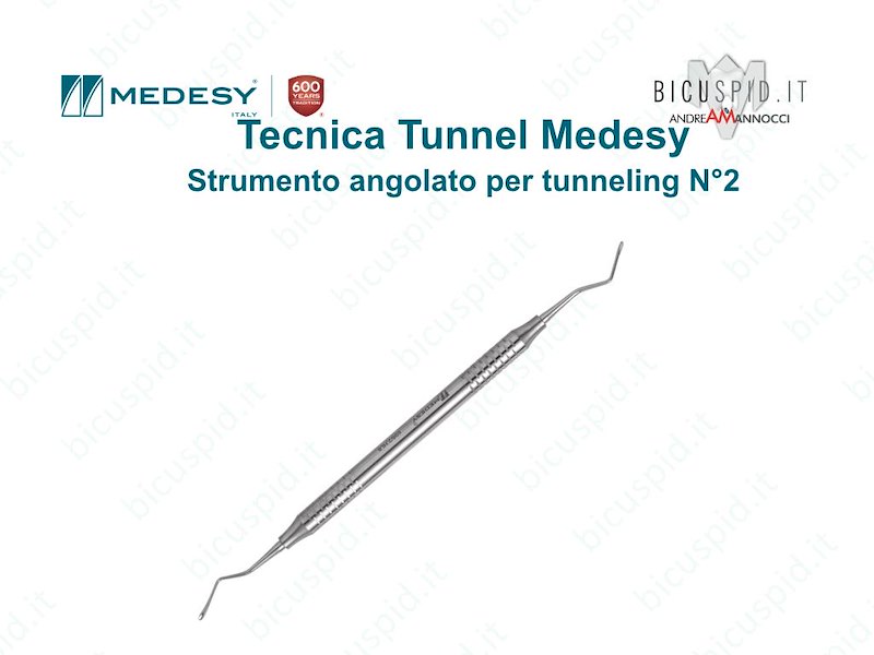Strumento angolato per il Tunneling N. 2 - Medesy  698/2.HL8 