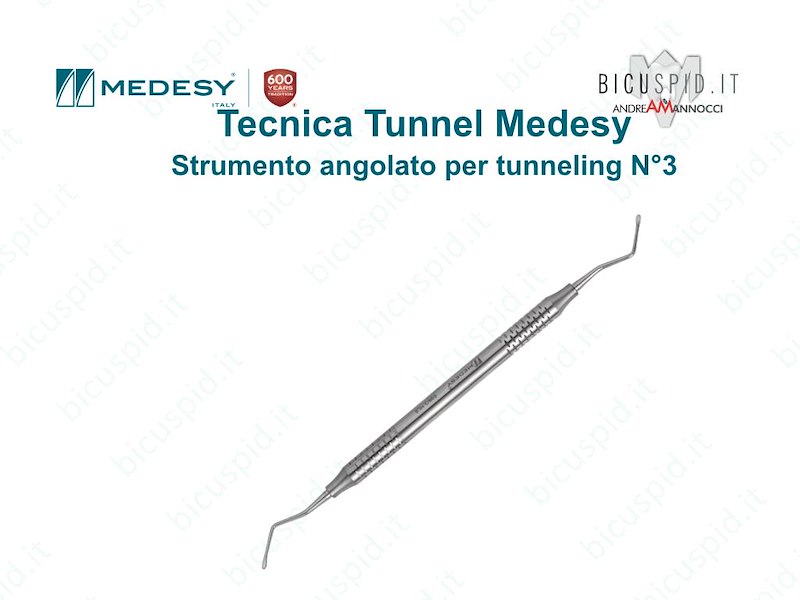 Strumento angolato per il Tunneling N. 3 - Medesy  698/2.HL8 