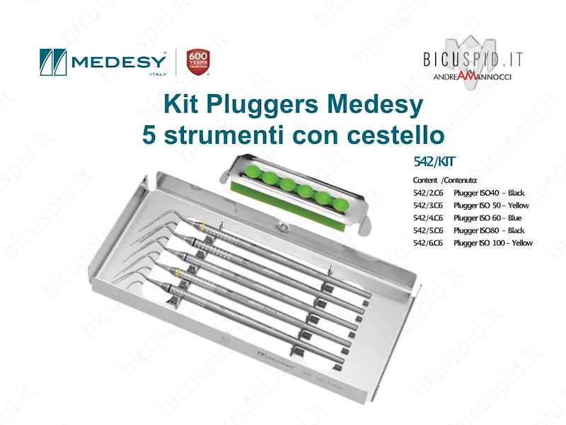 KIT Plugger Endodontici Medesy 542/KIT