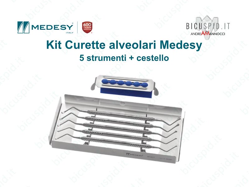 Kit Curette Alveolari Medesy 661/KIT.HL8