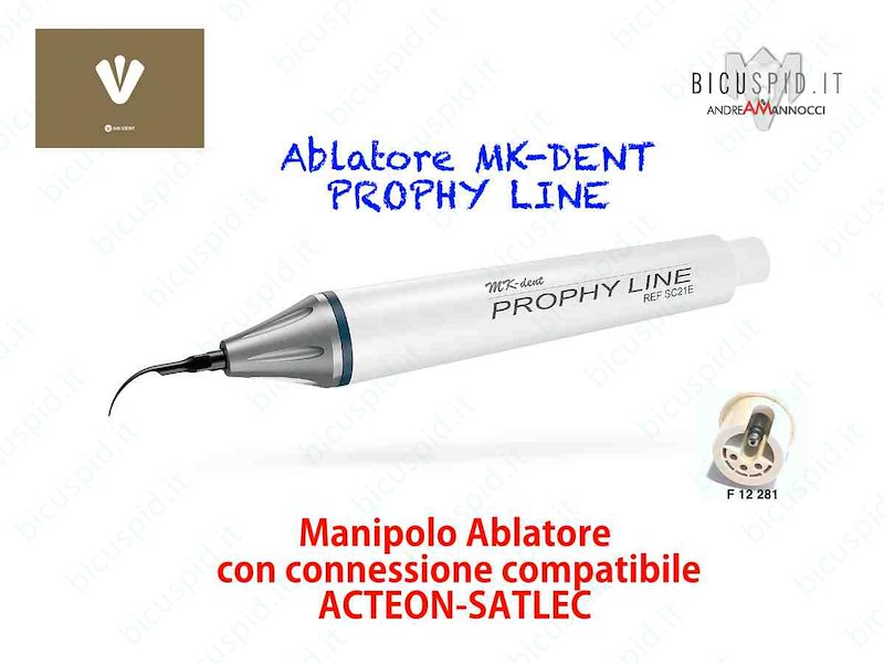 Manipolo ablatore MK-DENT  compatibile ACTEON-SATLEC - connessione F 12 281 - SC21S 