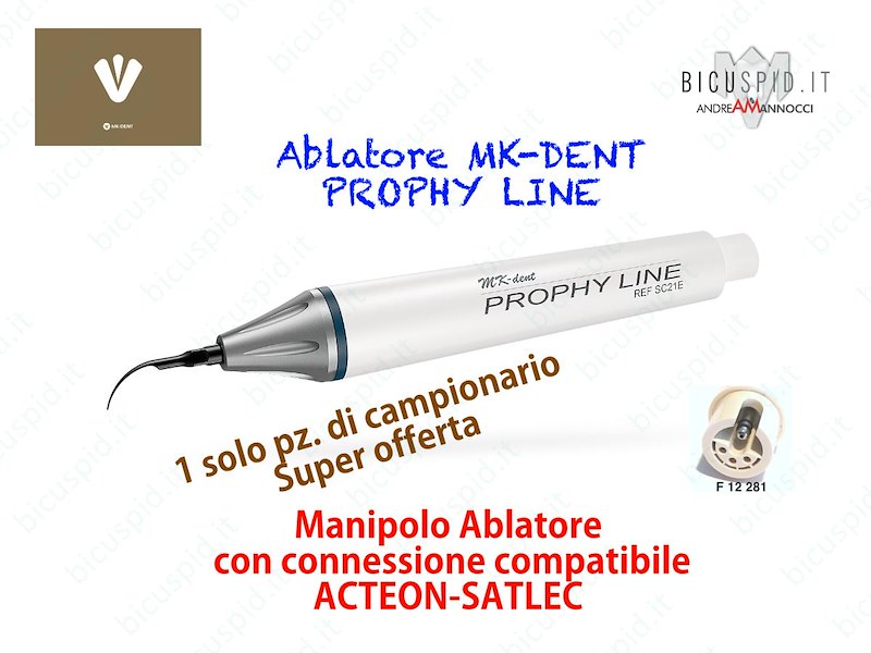 Manipolo ablatore MK-DENT  compatibile ACTEON-SATLEC - connessione F 12 281 - SC21S
