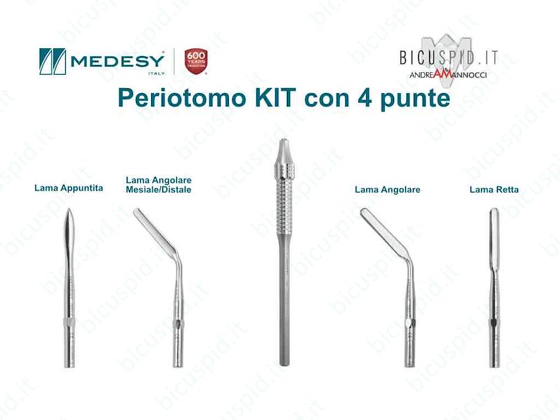 Peritomo kit + 4 punte Medesy 868/KIT