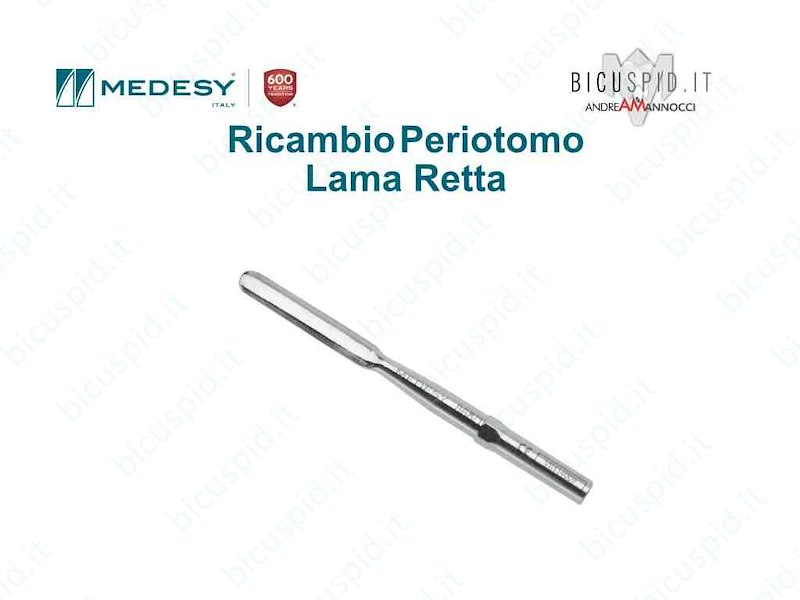 Periotomo Lama Retta ricambio per kit  Medesy 868/1