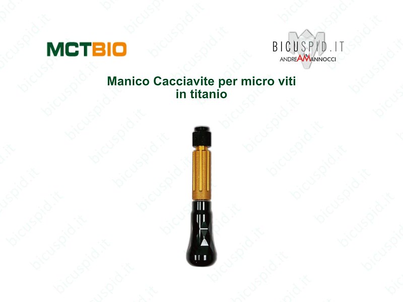 Manico Cacciavite per micro viti in titanio MCTBIO