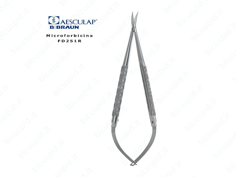 FD251R Forbicina per la micro chirurgia Aesculap , Lunghezza 180mm. 