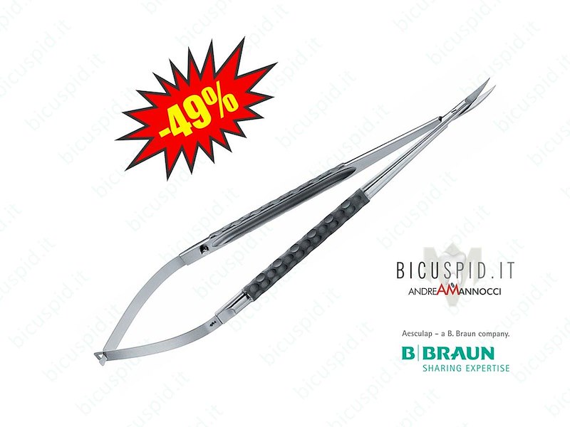 FD251R Forbicina per la micro chirurgia Aesculap , Lunghezza 180mm. 