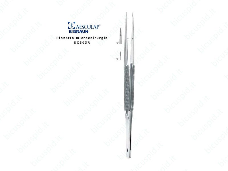 DX303R Pinzetta Micro chirurgia Atraumatica Aesculap - 180mm