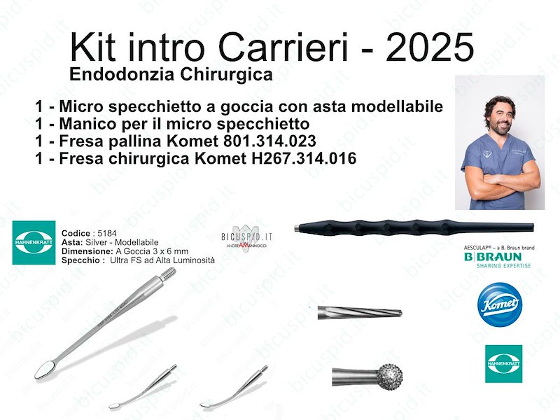 KIT  Corso Carrieri chirurgia endodontica 2025
