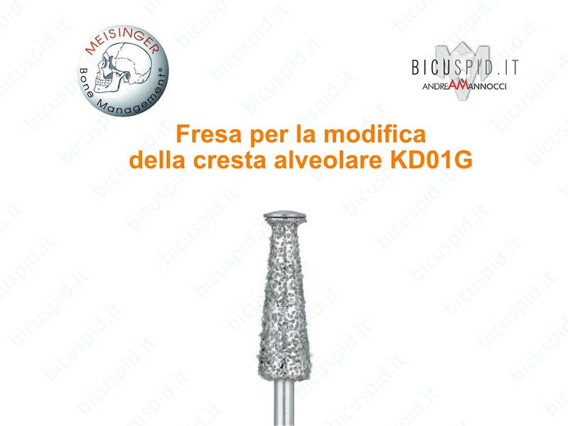 Fresa per la modifica della cresta alveolare KD01G Meisinger