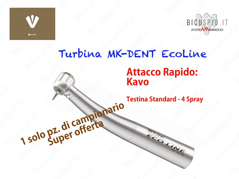 Turbina  ECO LINE  - MK-Dent connessione KAVO - HE21KL - DI CAMPIONARIO