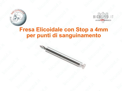 Fresa Elicoidale con Stop per i punti di sanguinamento