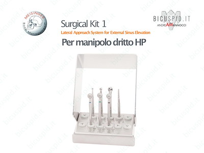 Surgical Kit 1 per manipolo dritto per il rialzo di seno per via laterale Meisinger