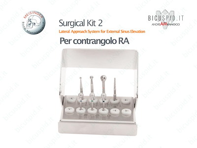 Surgical Kit 2 per contragolo per il rialzo di seno per via laterale Meisinger