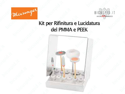 Kit per Rifinitura e Lucidatura  del PMMA e PEEK Meisinger