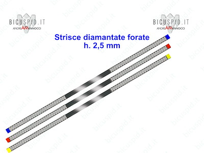 Strisce Diamantate Forate H 2,5 mm