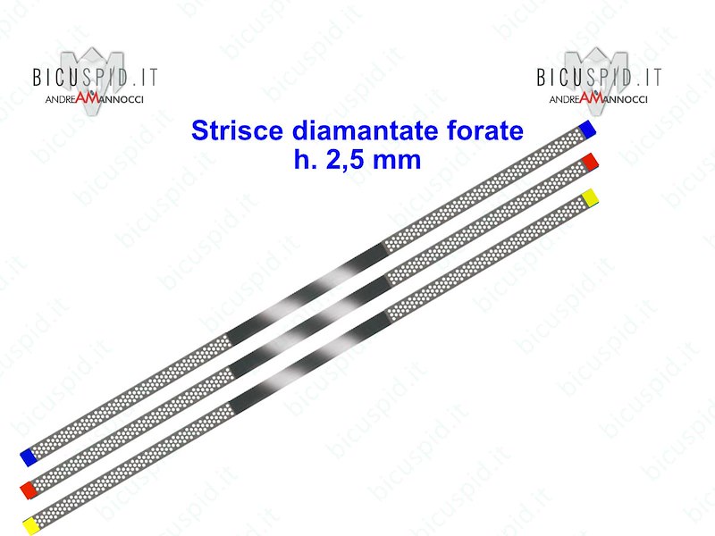 Strisce Diamantate Forate H 2,5 mm
