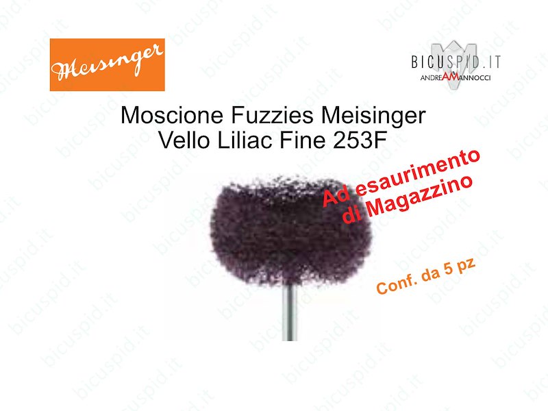 Moscioni lucidanti Fuzzies MEISINGER 253F-  Vello Lilac, fine