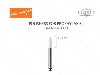 Polishers for prophylaxis Bianco Grana Media PCL03 Meisinger