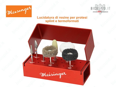 Kit di Lucidatura di resine per protesi, splint e termoformati JK05