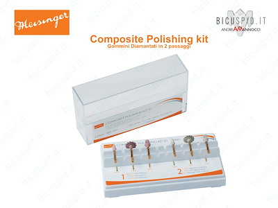 SET ASSORTITO CPK01 Gommini Diamantati per Lucidatura Compositi Meisinger