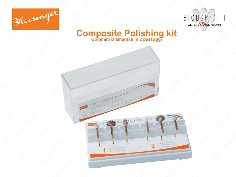 SET ASSORTITO CPK01 Gommini Diamantati per Lucidatura Compositi Meisinger