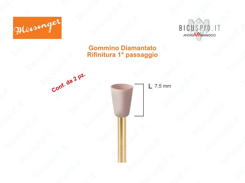 Gommini Diamantati 1° PASSAGGIO per Lucidatura Compositi 9768M  Meisinger