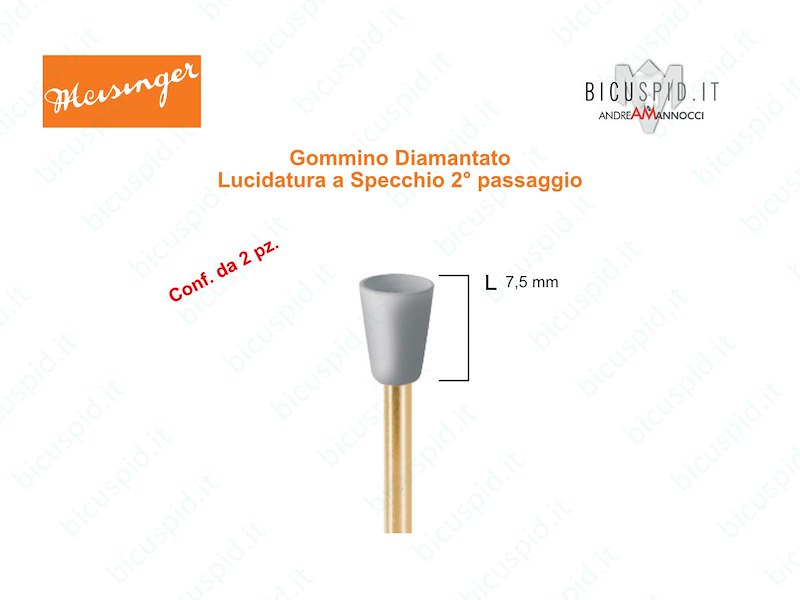 Gommini Diamantati 2° PASSAGGIO per Lucidatura Compositi 9768F  Meisinger