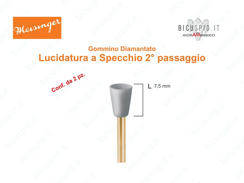 Gommini Diamantati 2° PASSAGGIO per Lucidatura Compositi 9768F  Meisinger