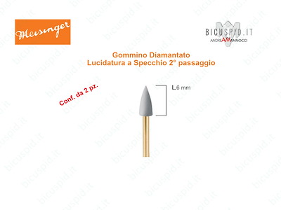 Gommini Diamantati 2° PASSAGGIO per Lucidatura Compositi 9767F  Meisinger