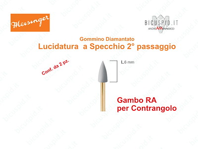 Gommini Diamantati 2° PASSAGGIO per Lucidatura Compositi 9767F  Meisinger