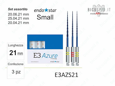 Set Endostar E3 Azure Small 21mm E3AZS21