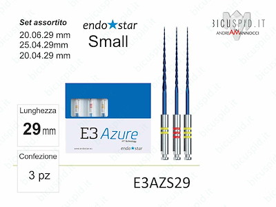 Set Endostar E3 Azure Small 29mm  E3AZS29