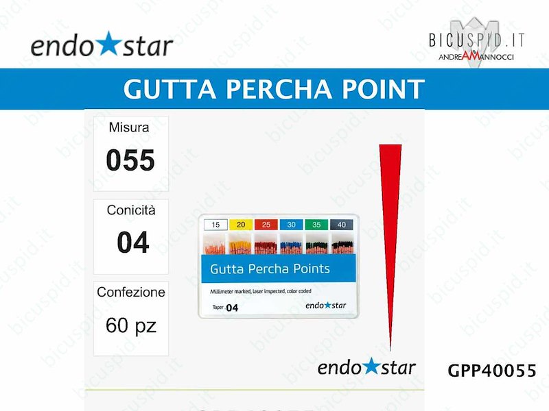Guttaperca point EndoStar