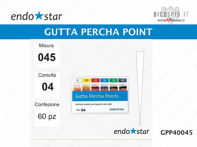 Guttaperca point EndoStar