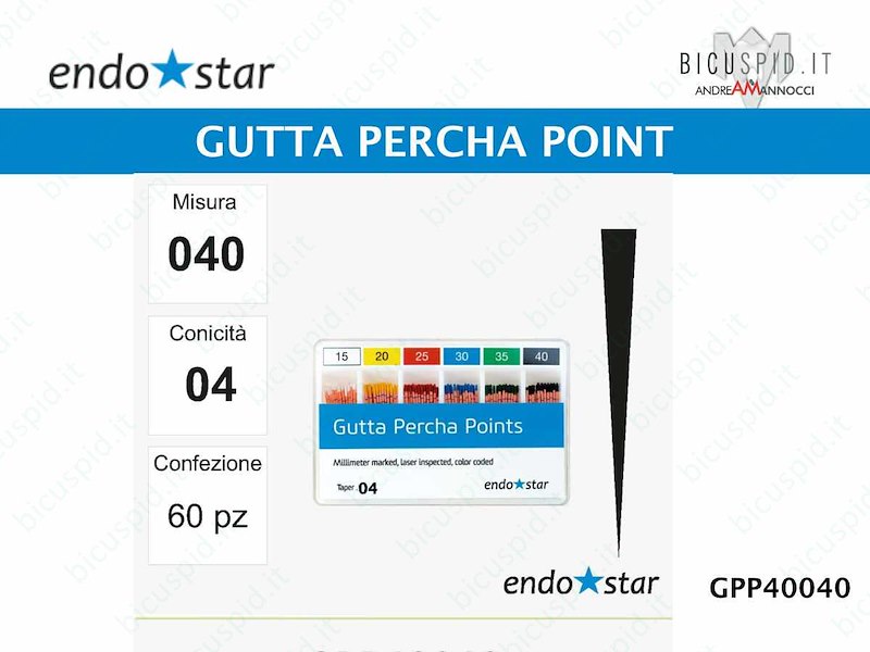 Guttaperca point EndoStar
