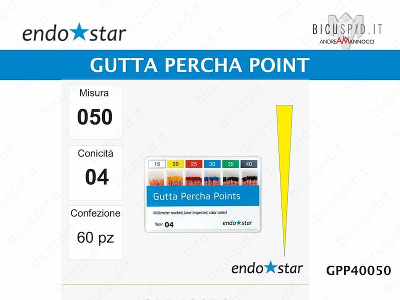 Guttaperca point EndoStar