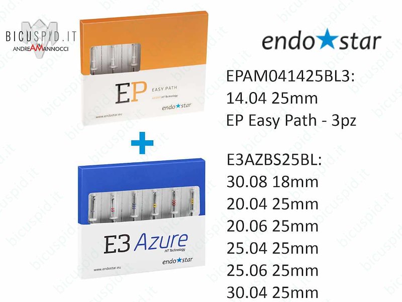 SOS Endostar Kit Emergenza per canli stretti - curvi o calcificati - KSOS