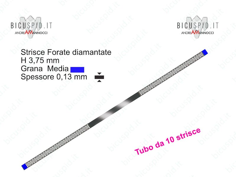 Strisce Diamantate Forate H 3,75 mm
