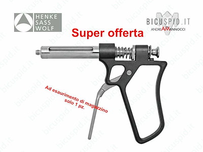 Siringa per Anestesia Intraligamentare Nera Henke Sass Wolf 2102000000