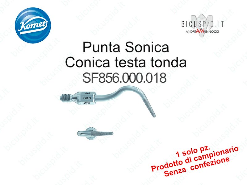 Punta Sonica  Conica testa tonda SF856.000.018