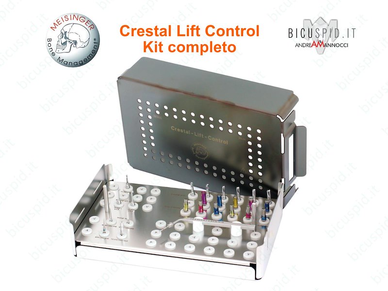 Crestal-Lift Control per il Mini Rialzo del Seno - kit completo Meisinger BCL00