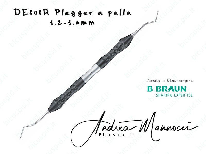 Strumento di Modellazione  Plugger a palla Cod. DE808R  - Serie ERGOFILL